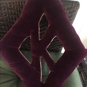 Custom Hand Made Kappa Alpha Psi Diamond Pillow